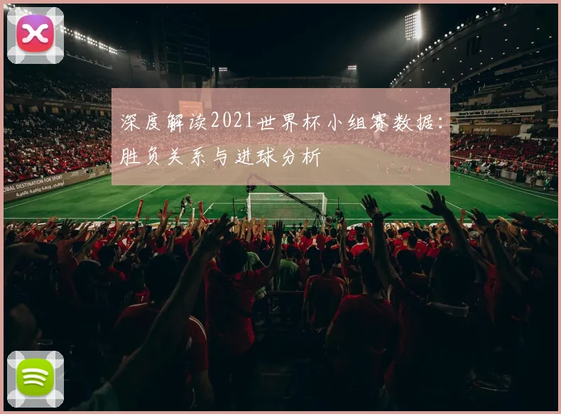 深度解读2021世界杯小组赛数据：胜负关系与进球分析