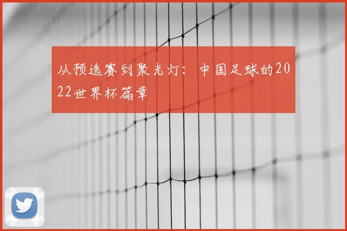 从预选赛到聚光灯:中国足球的2022世界杯篇章